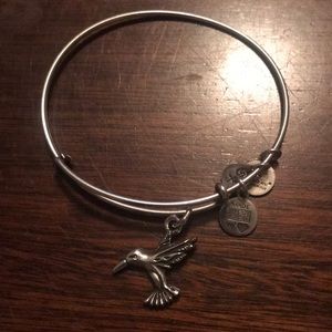 Humming bird Alex and ani silver bracelet